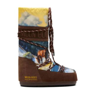 Moon Boot Moon Boot, Winter Boots, female, Multicolor, Size: 9 US Icon Postcard