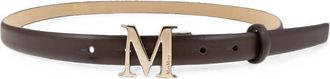 Max Mara MCLASSIC20S - Monogram Leather Belt