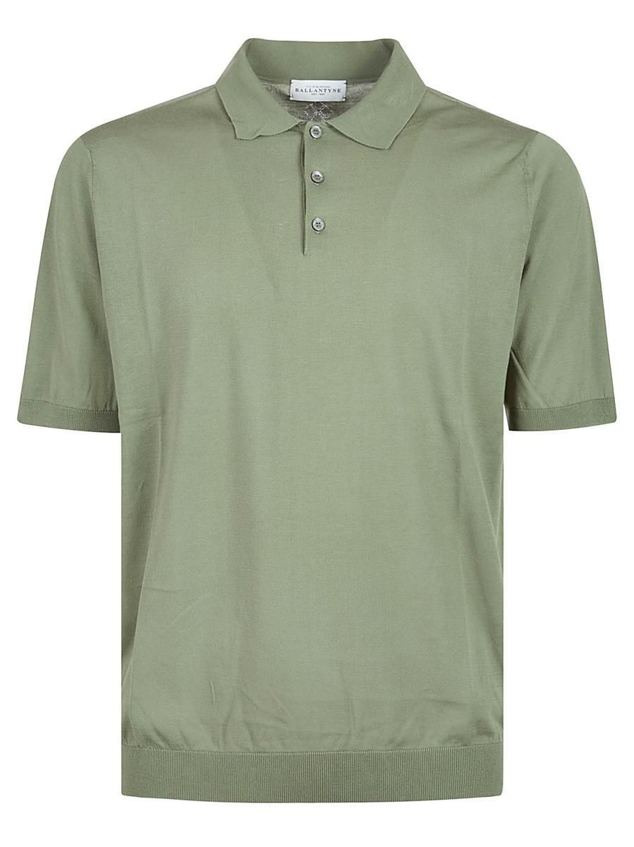 Tシャツ・カットソー FILIPPO DE LAURENTIIS SHORT SLEEVES RICE STITCH POLO SHIRT FILIPPO DE LAURENTIIS Short Sleeves Rice Stitch Polo Shirt