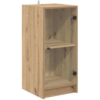 vidaXL Vitrina Roble artisan 35 x 37 x 76 cm Madera contrachapada vidaXL