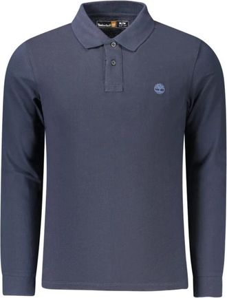Timberland Blauw Katoenen Heren Polo Shirt - Heren - Polos - Blauw - S - Katoen - Tops