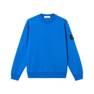 Stone Island Sweatshirts, male, Blue, Size: XL Crew-neck Sweatshirt