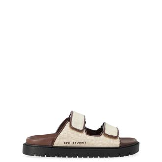 Copenhagen Sliders, female, Beige, Size: 11 US Sandalo