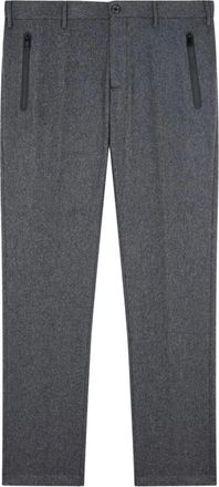 Paul & Shark Grijze Chino Broek in Technische Wol - Heren - Slim Fit Broeken - Grijs - L - Wol - Broeken