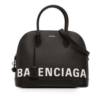 Balenciaga Pre-owned Balenciaga M Grained Calfskin Ville Top Handle Bag Ladies 519036.1000.Y.1669