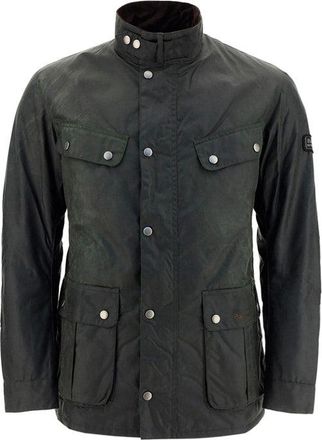 Barbour Mens Waxed Cotton Jacket Duke Wax Sage