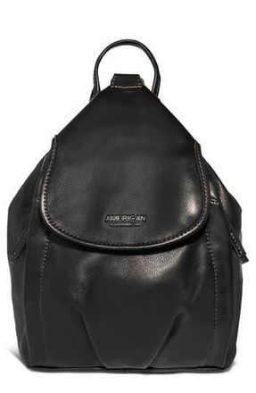 American Leather Co. Pierce Leather Backpack in Black Smooth at Nordstrom Rack