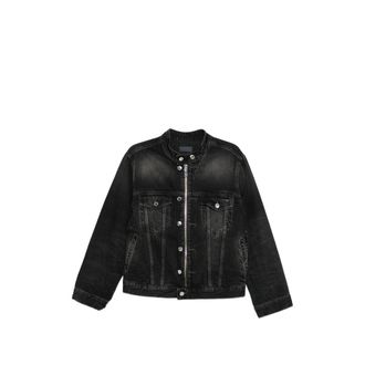 Haikure Zip-up Denim Jacket