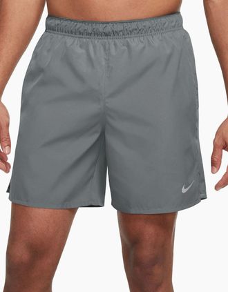Nike Mens Nike Challenger Dri Fit Mens Shorts Grey - Size: 33/32/32
