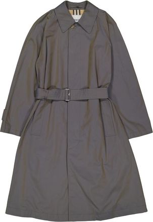Burberry Single-Breasted Cotton Car Coat, Brand Size 52 ( US Size 42 )