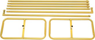 OEM Arco De Boda, Estructura Met&aacute;lica, F&aacute;cil Instalaci&oacute;n, Color Dorado, 2 M 78,74 Pulgadas