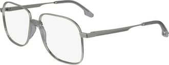 Victoria Beckham Glasses, female, Gray, Size: ONE SIZE Metal Glasses Frames