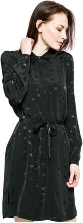 Tommy Hilfiger Dames, Jurken, Zwart, Maat: XL