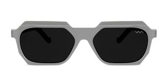 Vava WL0004 Light Grey Mens Sunglasses Size 56