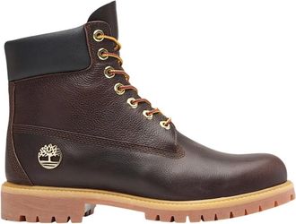 Timberland Premium 6-Inch veterboot- waterdicht - Heren - Schoenen - Bruin - Maat: 41 1/2 EU Leer