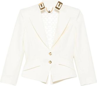Elisabetta Franchi Logo-plaque Peak-lapels Jacket