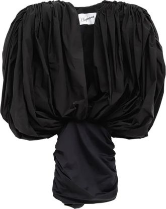 Vaquera V-neck mini dress - Black