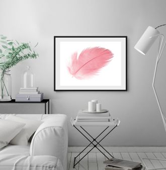 Queence Bild »Finja« Federn Kunst