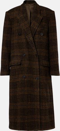 Isabel Marant Cappotto Lexana in lana vergine a quadri