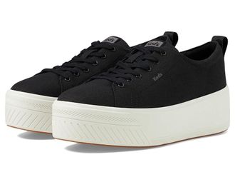 Keds Skyler Lace Up Womens Shoes Black Canvas : 6.5 B - Medium