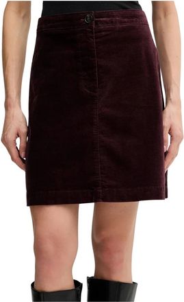 Marc O'Polo Dames, Rokken, Bruin, Maat: 2XS Katoen