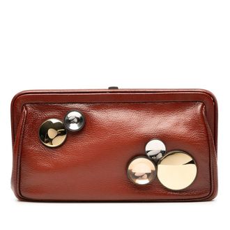 Bottega Veneta Pre-owned Bottega Veneta Nappa Mirror Lens Clutch Ladies K7D14TLFBUUUVHJZ