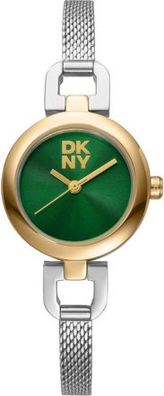 DKNY Signature Shape Mesh Strap Watch, 26mm in Dark Green at Nordstrom