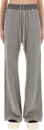 Rick Owens Pusher Wide-Leg Flap Pocket Pants