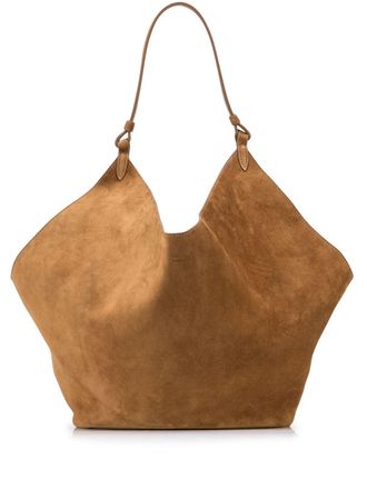 Khaite medium The Lotus tote bag - women - Calf Suede - OS - Brown