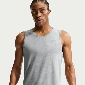 Nike Mens Primary Dri-FIT Versatile Tank Top in Grey | DV9833-097