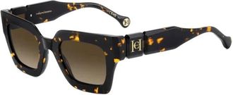 Carolina Herrera HER 0328/S Zonnebril - Dames - Zonnebrillen - Bruin - 49 MM - Polyester - Accessoires
