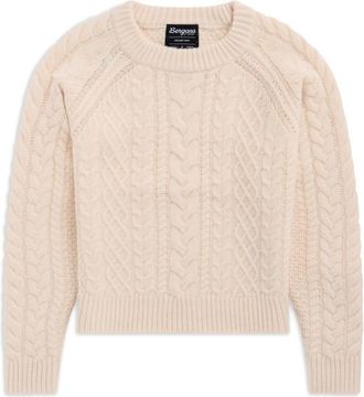 Bergans Lofoten Knitted Wool Jumper Wollpullover f&uuml;r Damen | beige