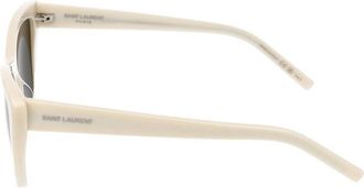 Saint Laurent Womens Sunglasses Saint Laurent Sl 276 Mica 056 Ivory Grey 55-16-145 Acetate