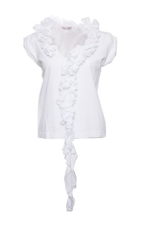 Comme Des Gar&ccedil;ons Comme des Garcons, Vintage white top with rouges