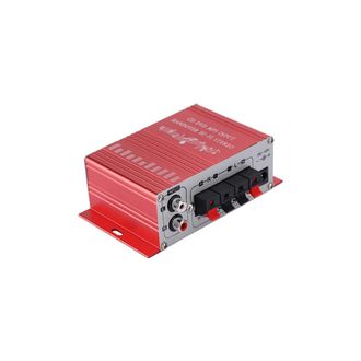 OEM Mini Amplificador Est&eacute;reo Digital Para Autom&oacute;vil, Reproductor De Cd, Dvd, Mp3 Y Fm De Alta Fidelidad (rojo)