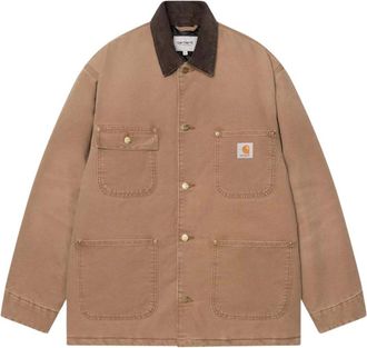 Carhartt Work in Progress OG Chore Coat (Winter) - Heren - Zomerjassen - Bruin - M - Katoen - Jassen