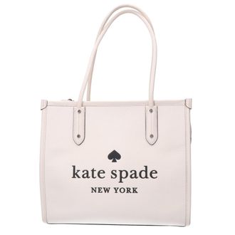 Kate Spade New York White Leather Tote Bag (Pre-Owned)
