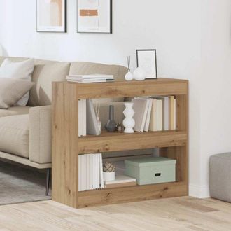 vidaXL Book Cabinet/Room Divider Artisan Oak 80x30x72 cm Vidaxl