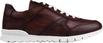 Kiton Schoenen, Heren, Bruin, 41 EU, Leer, Sneakers Regular