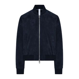 Duno Bomber Jackets, female, Blue, Size: XS Athina-Volterra Bomber Jacket