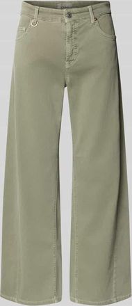 Cambio Cambio Wide Leg Jeans im 5-Pocket-Design Modell ORIA in Schilf, Gr&ouml;&szlig;e 32