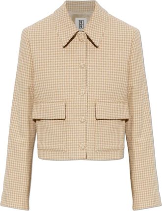 By Malene Birger Annie Boucle Blazer - Dames - Blazers - Beige - S - Katoen - Jassen
