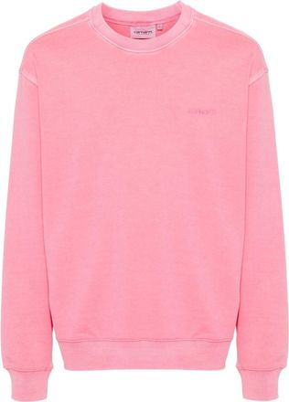 Carhartt Work in Progress Duster Script logo-embroidered sweatshirt - men - Cotton - S - Pink