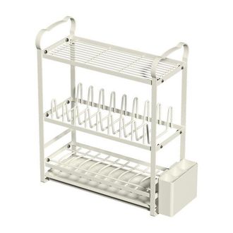 OEM Escurridor De Platos De Tres Niveles, Estante De Cocina, Estante De Almacenamiento Multifuncional, Soporte Para Cuchillos Y Soporte Para Tabla De Cort