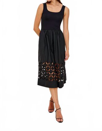 Rails Nadya Scoop Neck Midi Dress In Black