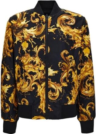 Versace Jeans Couture Printed Bomber - Heren - Bomber jackets - Zwart - S - Polyester - Jassen