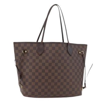 Louis Vuitton Pre-owned Tote Bags, female, Brown, Size: ONE SIZE Pre-owned Neverfull MM Tote Bag
