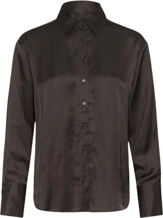 Inwear Pauline IW Shirt - Dames - Overhemden - Bruin - M - Overhemden