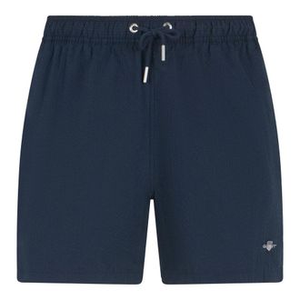 GANT Seersucker Swim Shorts - male - Gant - Beachwear - Blue - M - Swimwear