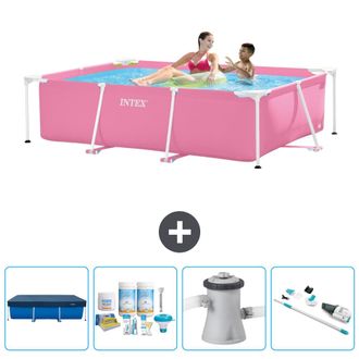 Intex Piscina Con Estructura Rectangular - 220x150x60 Cm - 7-piezas Scb5
